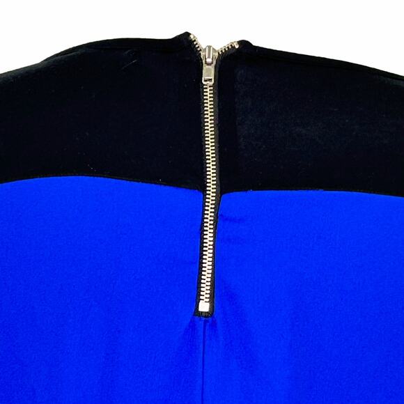 Green Envelope Royal Blue Black Color Block Layered Tank Top - Picture 6 of 9